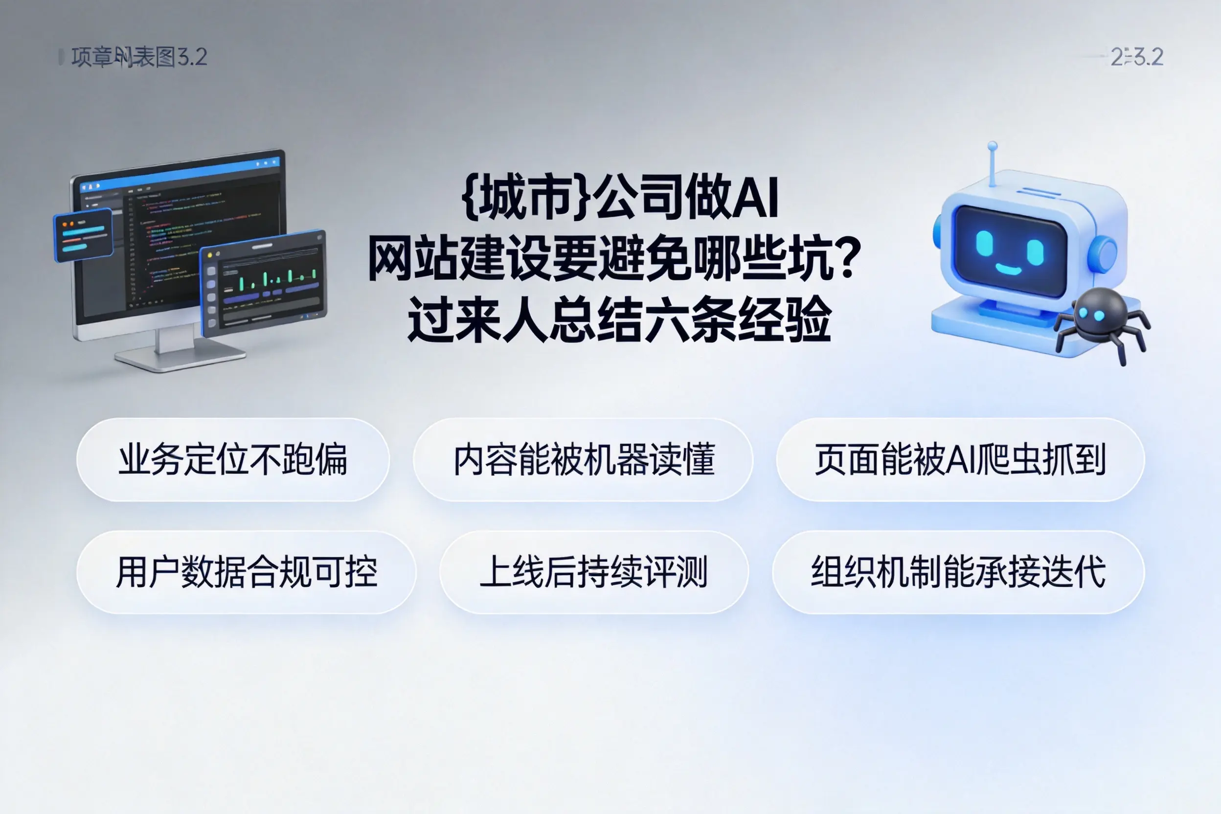 四平公司做AI网站建设要避免哪些坑？过来人总结六条经验