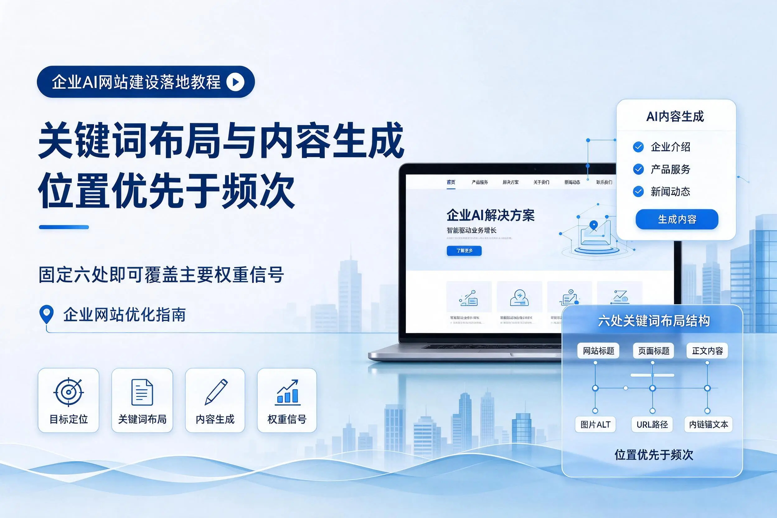 四平企业AI网站建设落地教程：关键词布局与内容生成